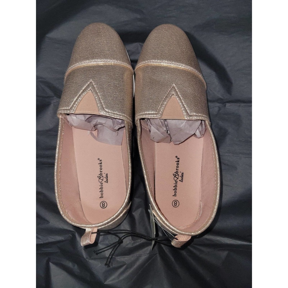 womens shoes size 8 Slip On Rose Gold